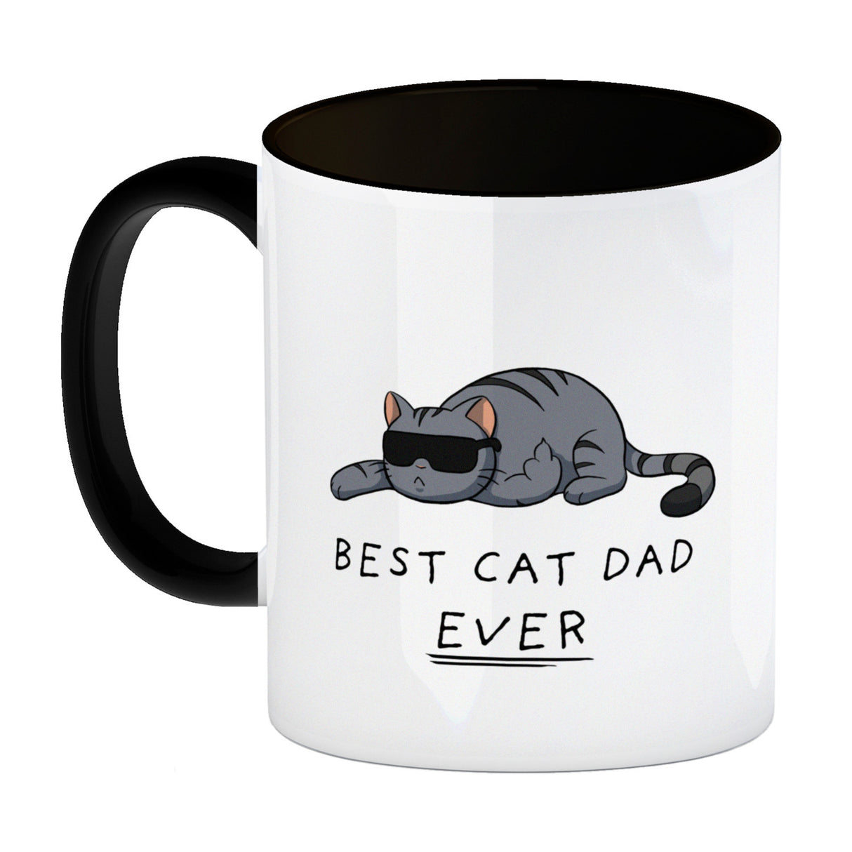 Best cat dad ever Katzen Kaffeebecher