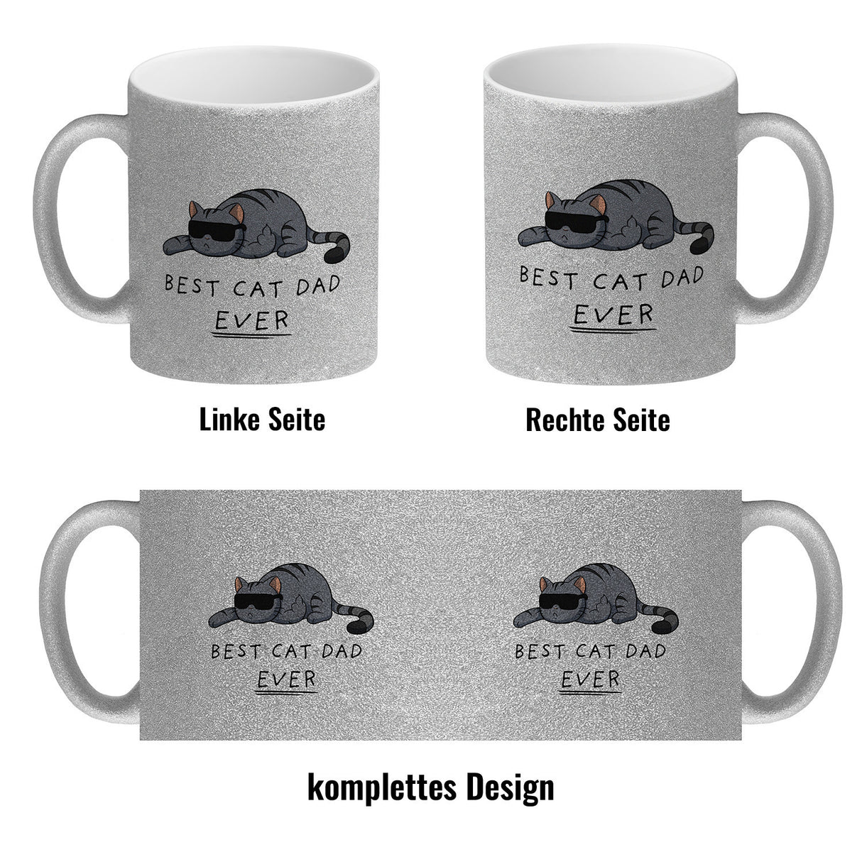 Best cat dad ever Katzen Kaffeebecher