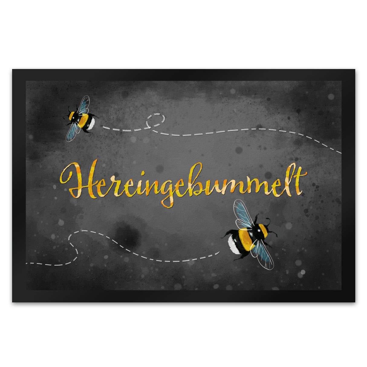 Hereingebummelt Hummel Fußmatte