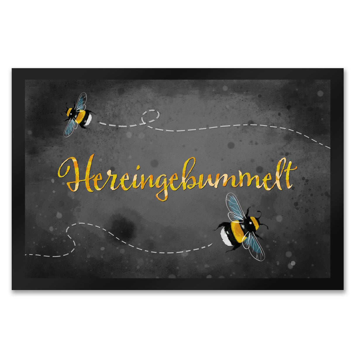 Hereingebummelt Hummel Fußmatte