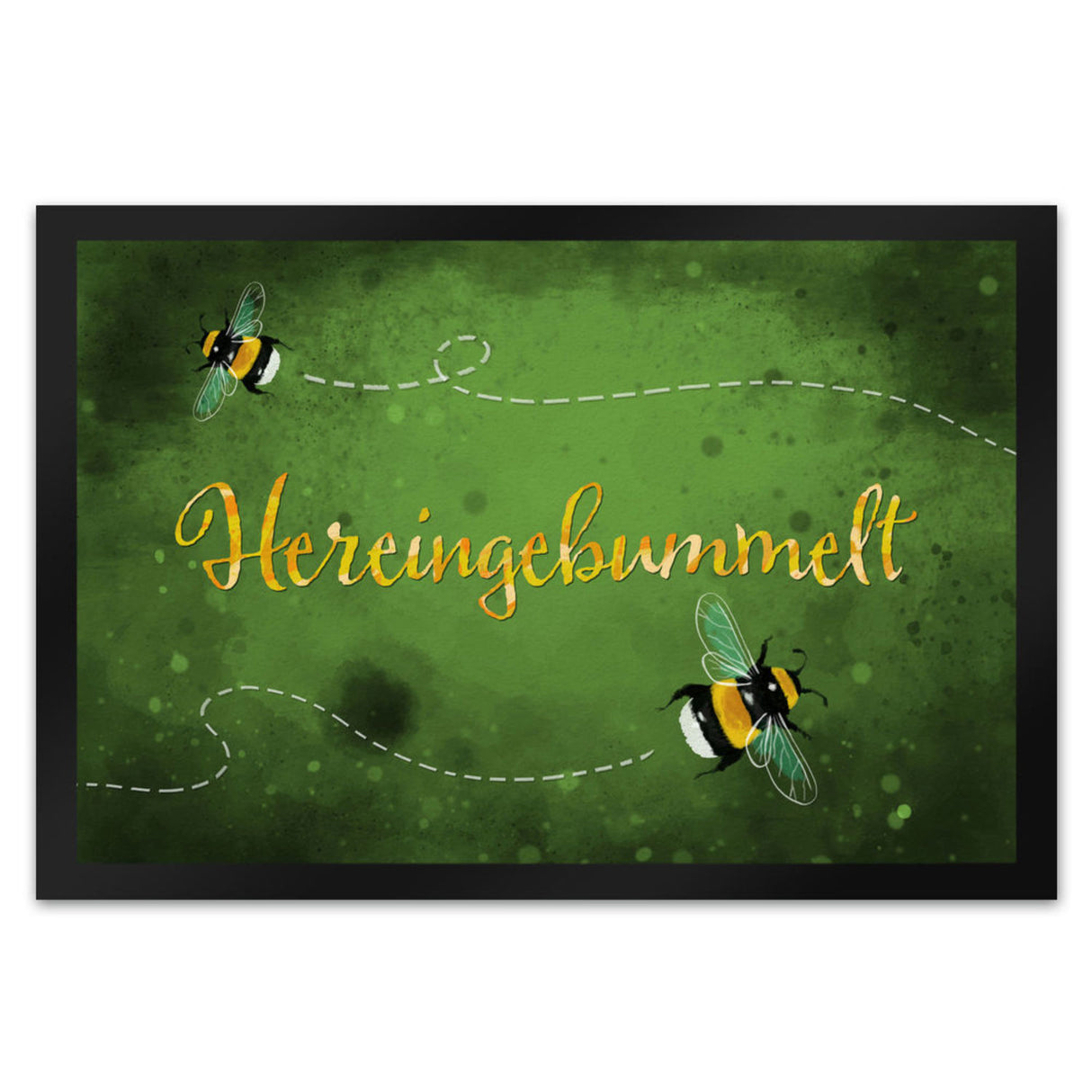 Hereingebummelt Hummel Fußmatte