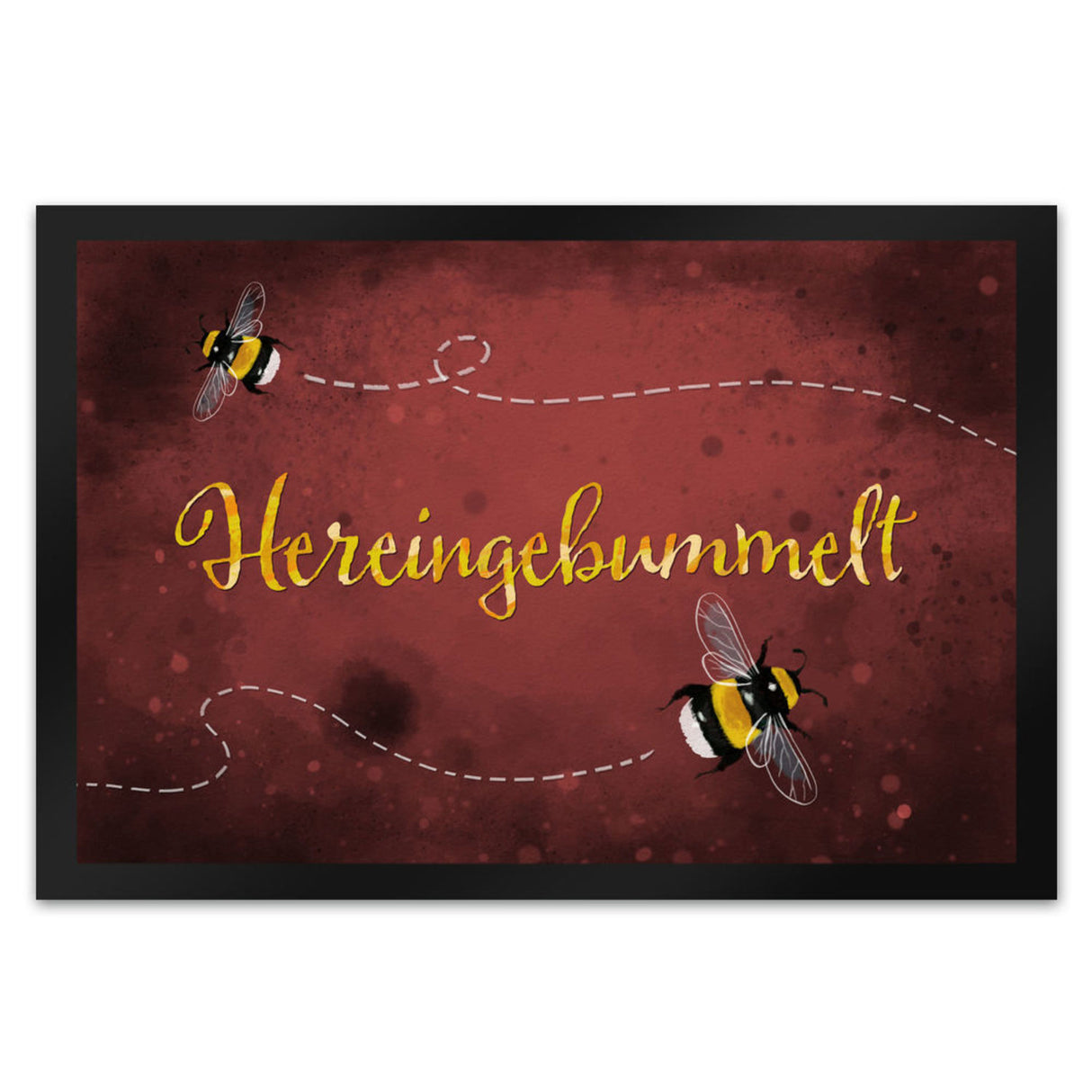 Hereingebummelt Hummel Fußmatte