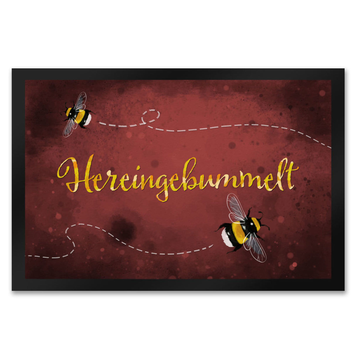 Hereingebummelt Hummel Fußmatte