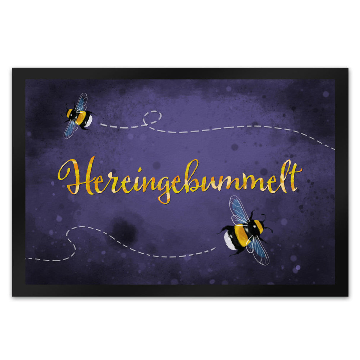 Hereingebummelt Hummel Fußmatte
