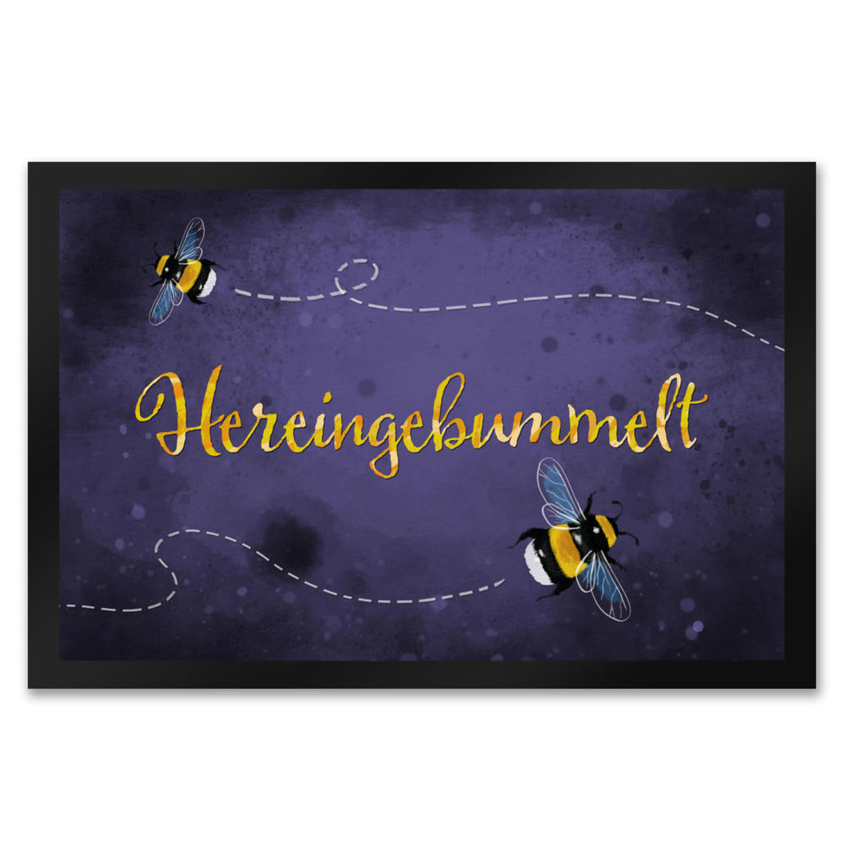 Hereingebummelt Hummel Fußmatte