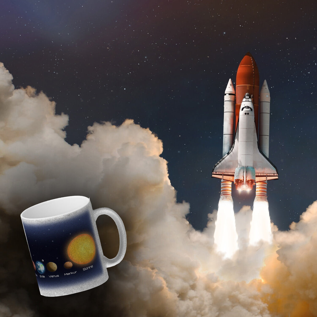 Planeten des Sonnensystems Kaffeebecher