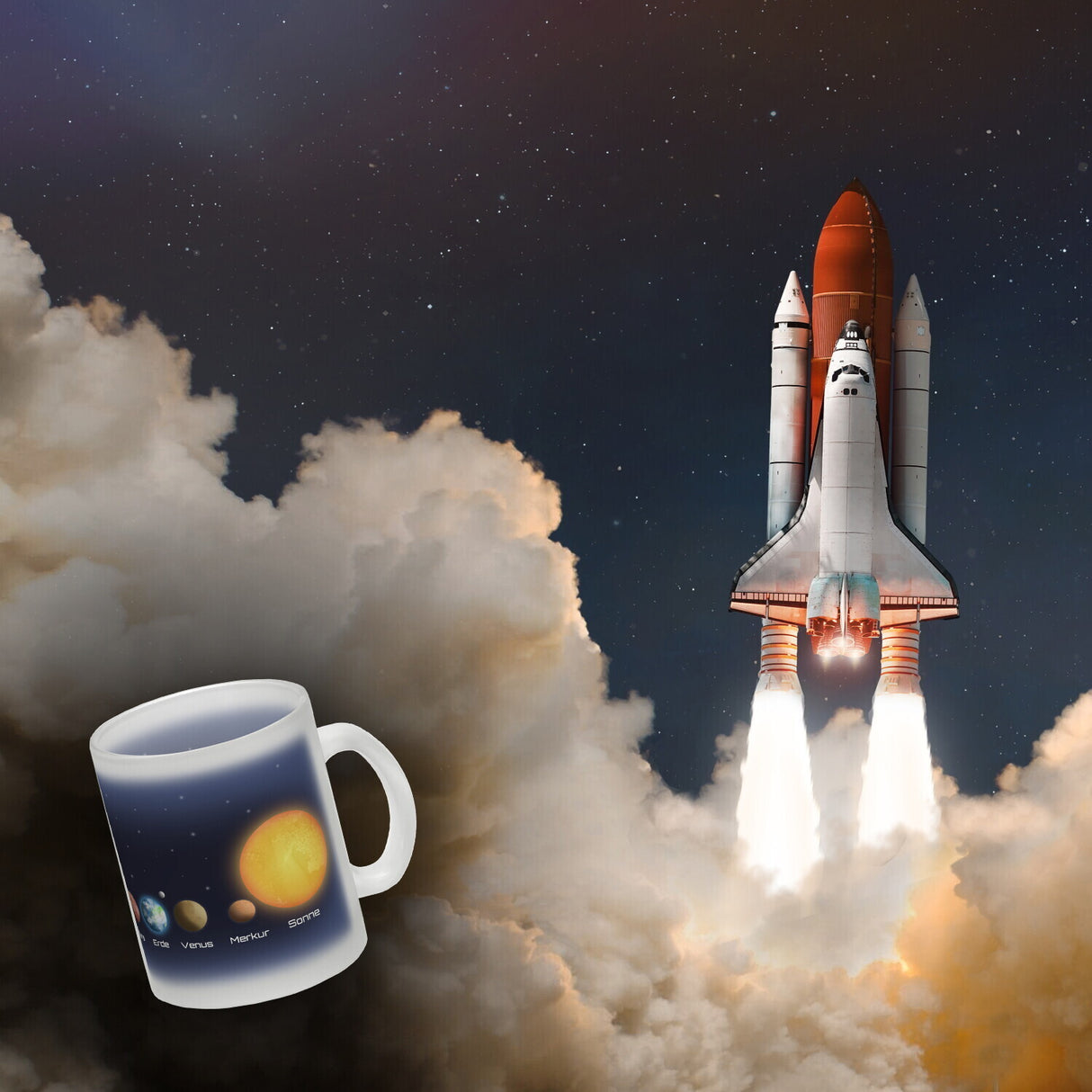 Planeten des Sonnensystems Kaffeebecher