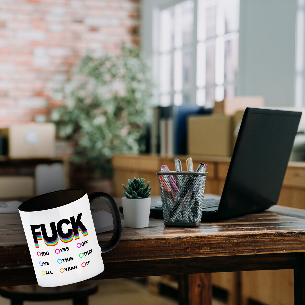 Fuck verschiedene Launen Kaffeebecher zum Ankreuzen