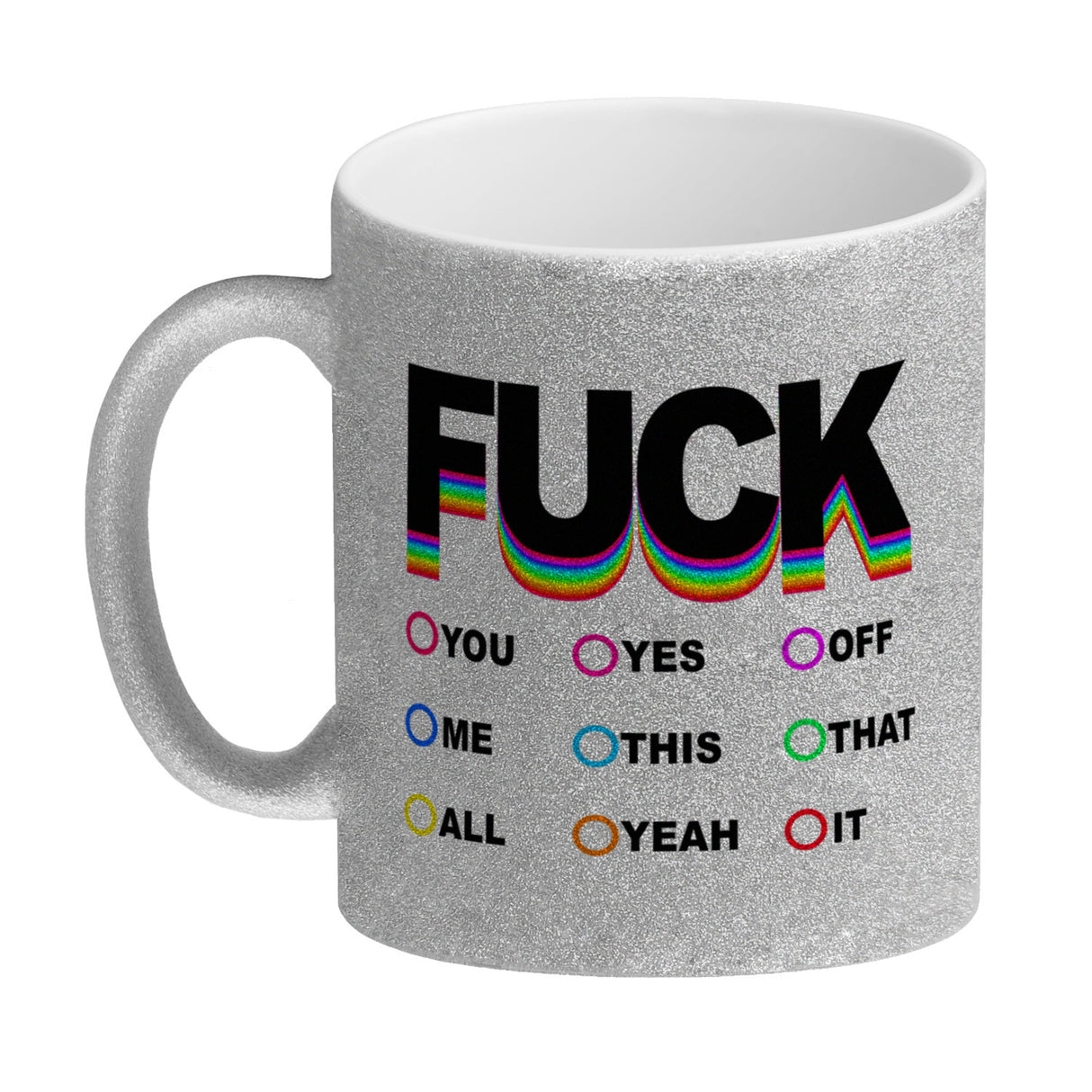 Fuck verschiedene Launen Kaffeebecher zum Ankreuzen