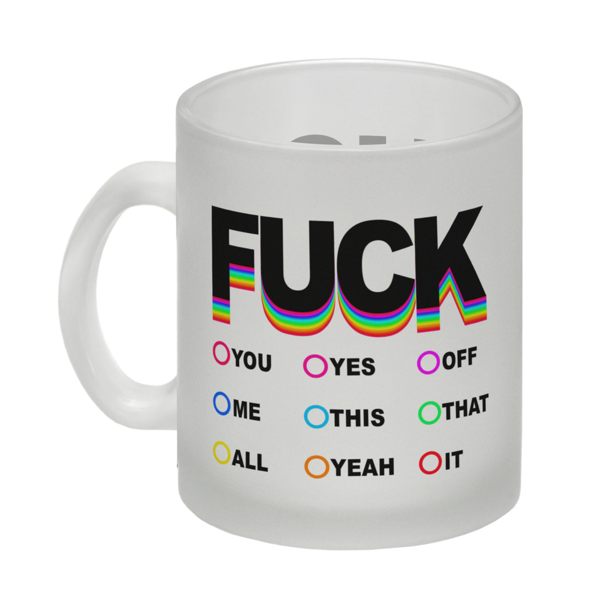 Fuck verschiedene Launen Kaffeebecher zum Ankreuzen