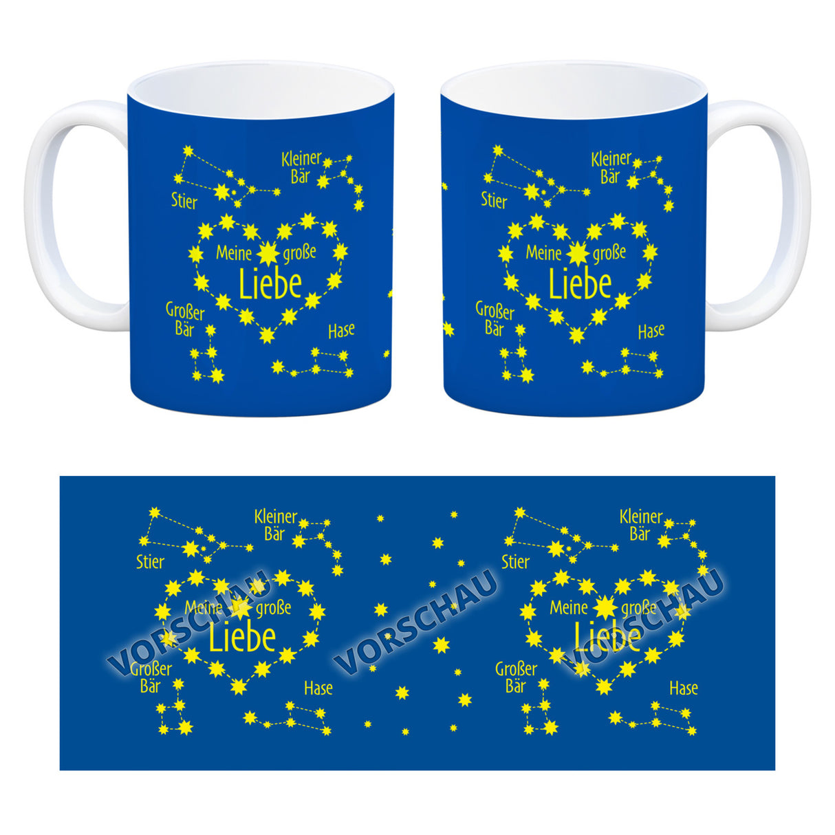 Sternbild Meine große Liebe Kaffeebecher