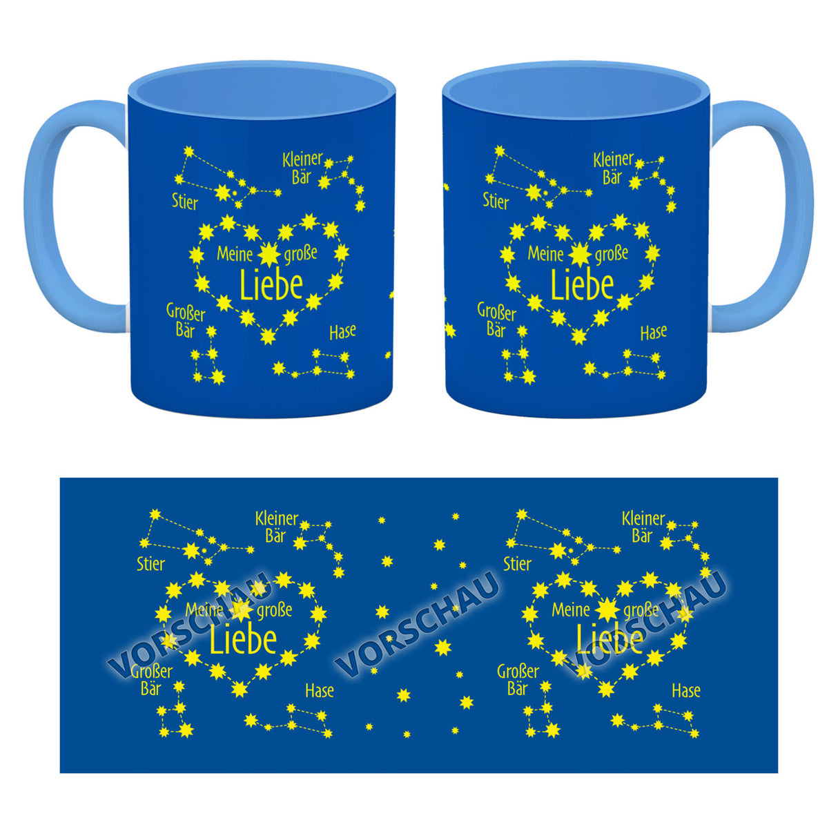 Sternbild Meine große Liebe Kaffeebecher