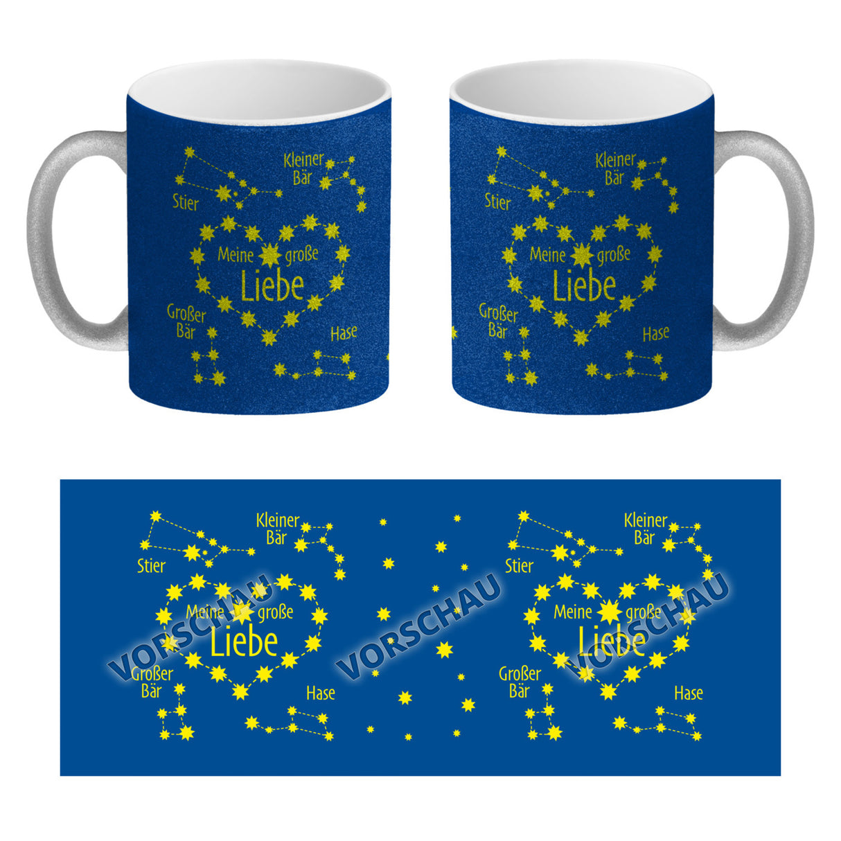 Sternbild Meine große Liebe Kaffeebecher