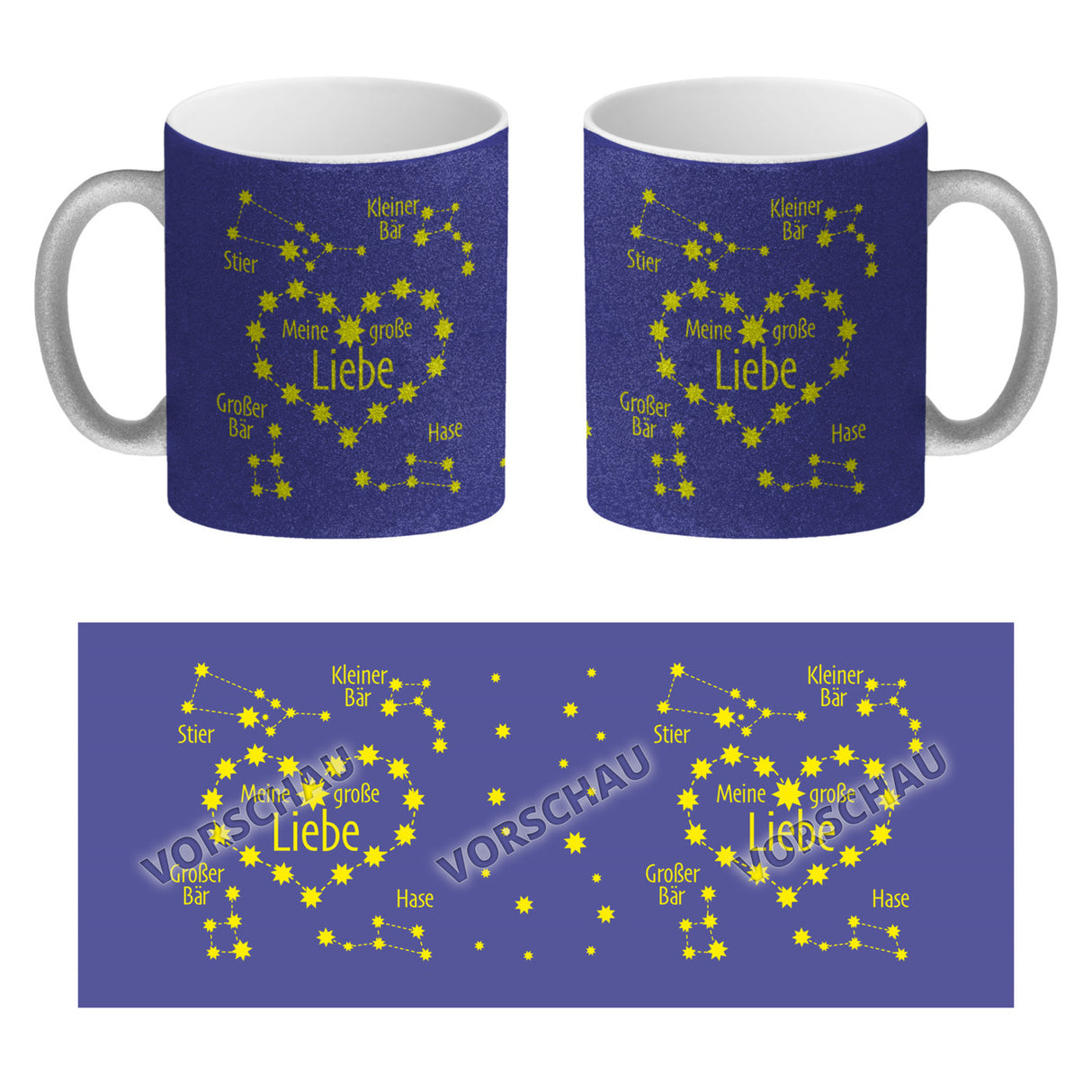 Sternbild Meine große Liebe Kaffeebecher