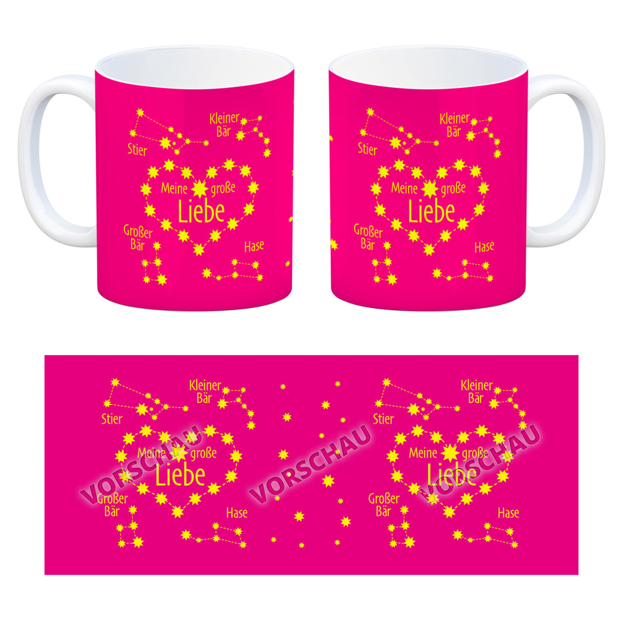 Sternbild Meine große Liebe Kaffeebecher
