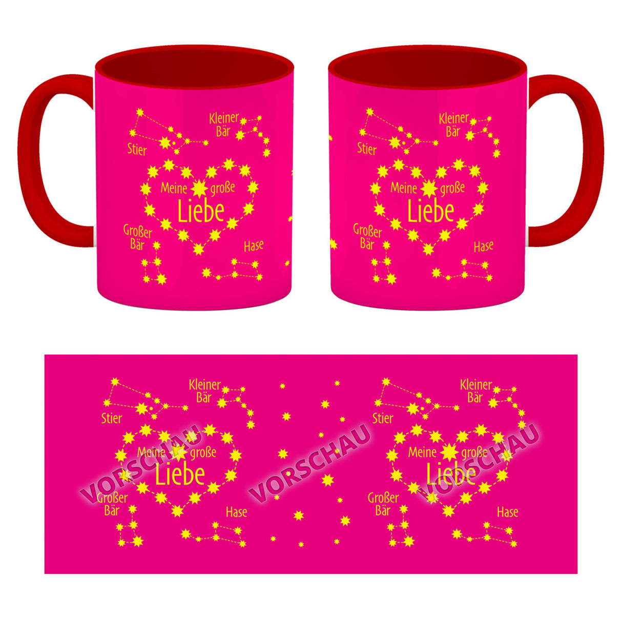 Sternbild Meine große Liebe Kaffeebecher