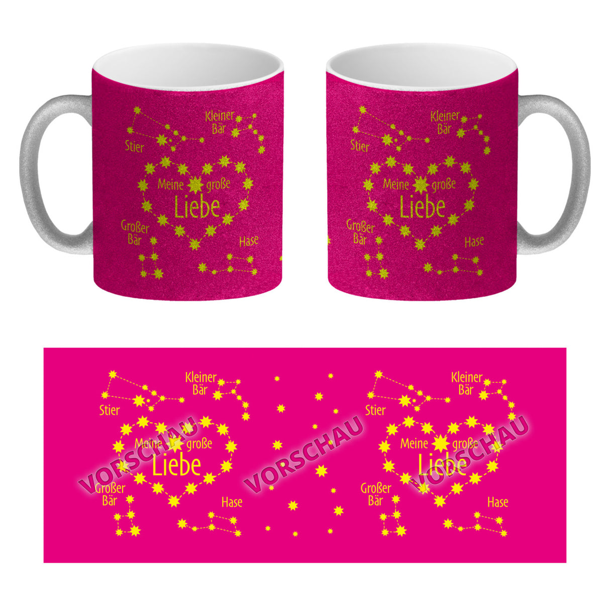 Sternbild Meine große Liebe Kaffeebecher