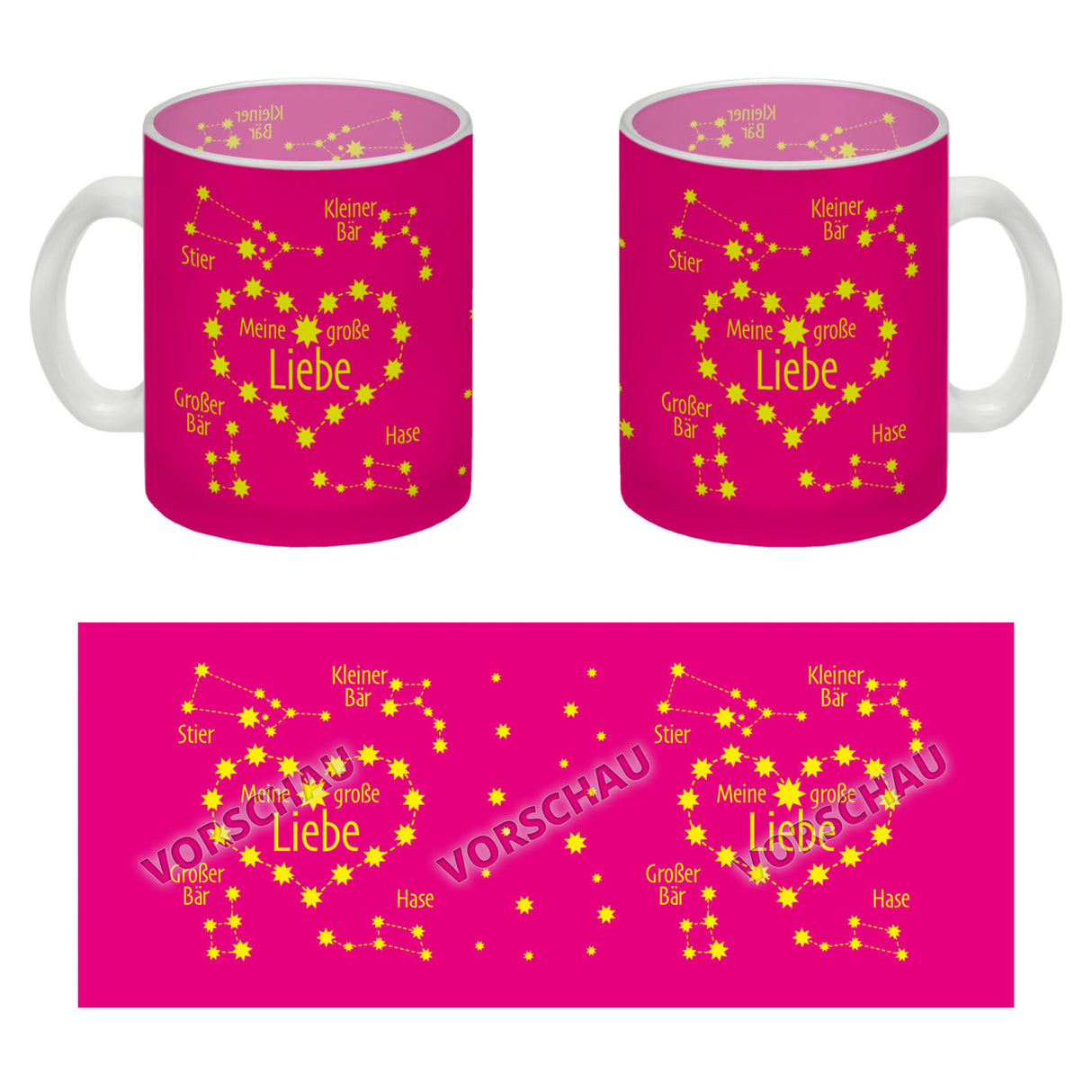 Sternbild Meine große Liebe Kaffeebecher