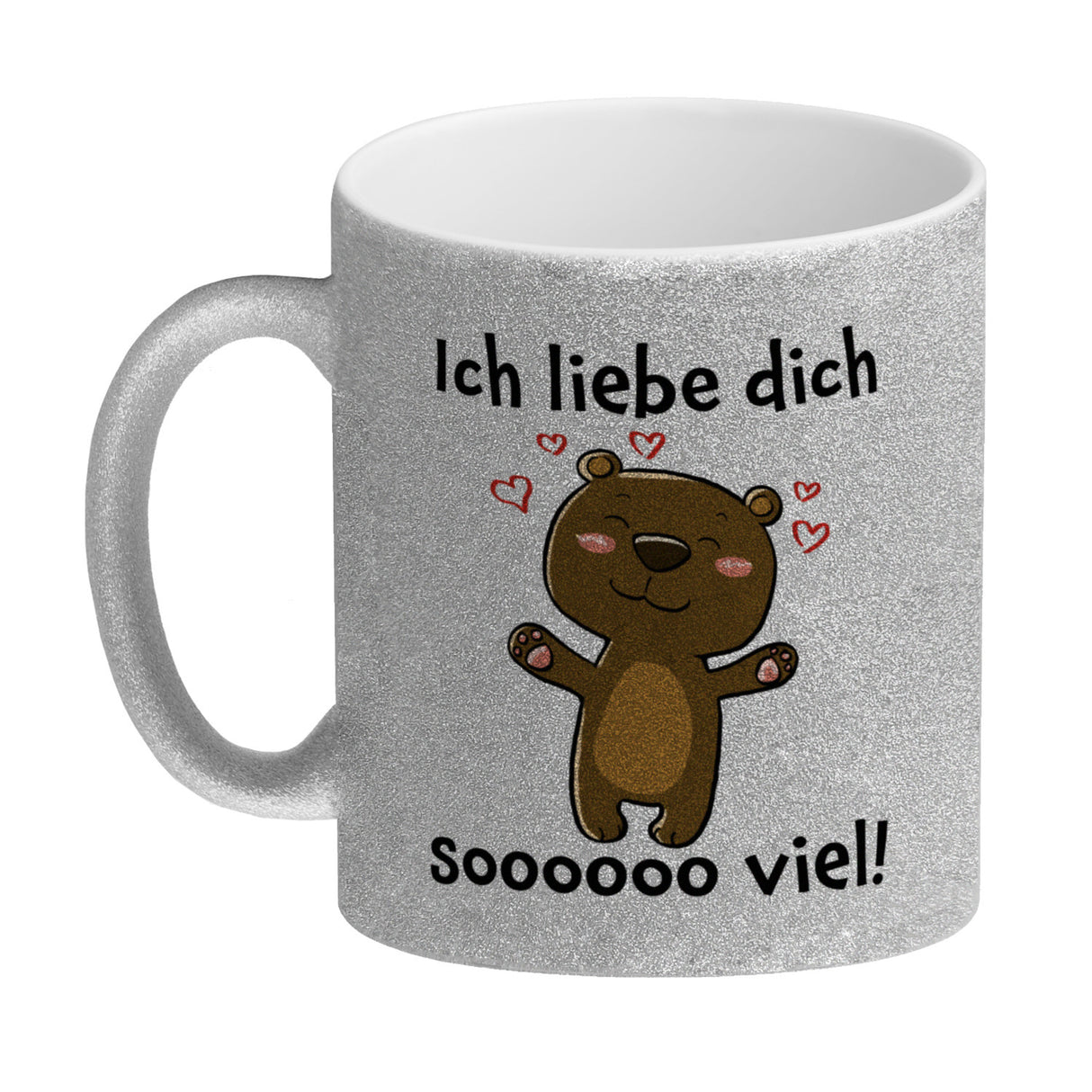 Ich liebe dich soooooo viel Kaffeebecher mit niedlichem Bärchen