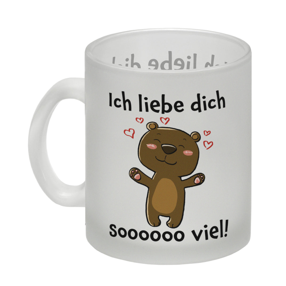 Ich liebe dich soooooo viel Kaffeebecher mit niedlichem Bärchen