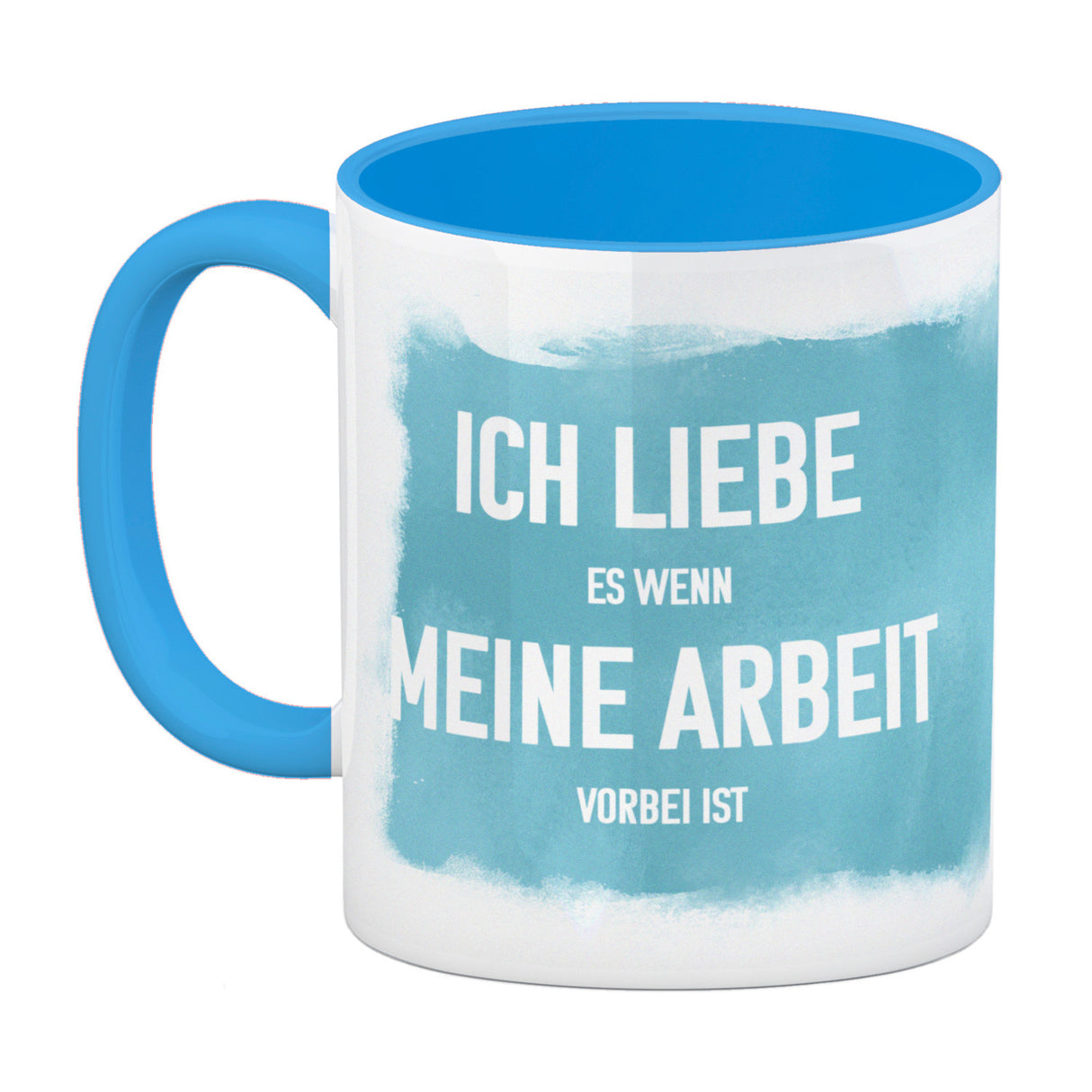Ich liebe es wenn meine Arbeit vorbei ist Kaffeebecher