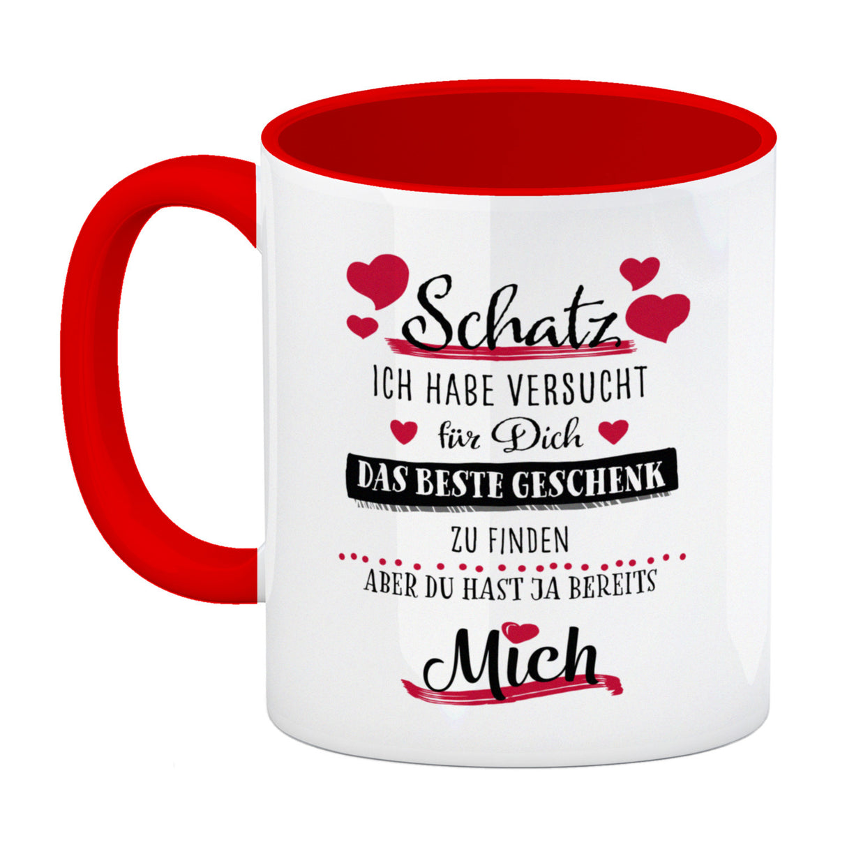 Bestes Geschenk für Schatz zum Valentinstag Kaffeebecher