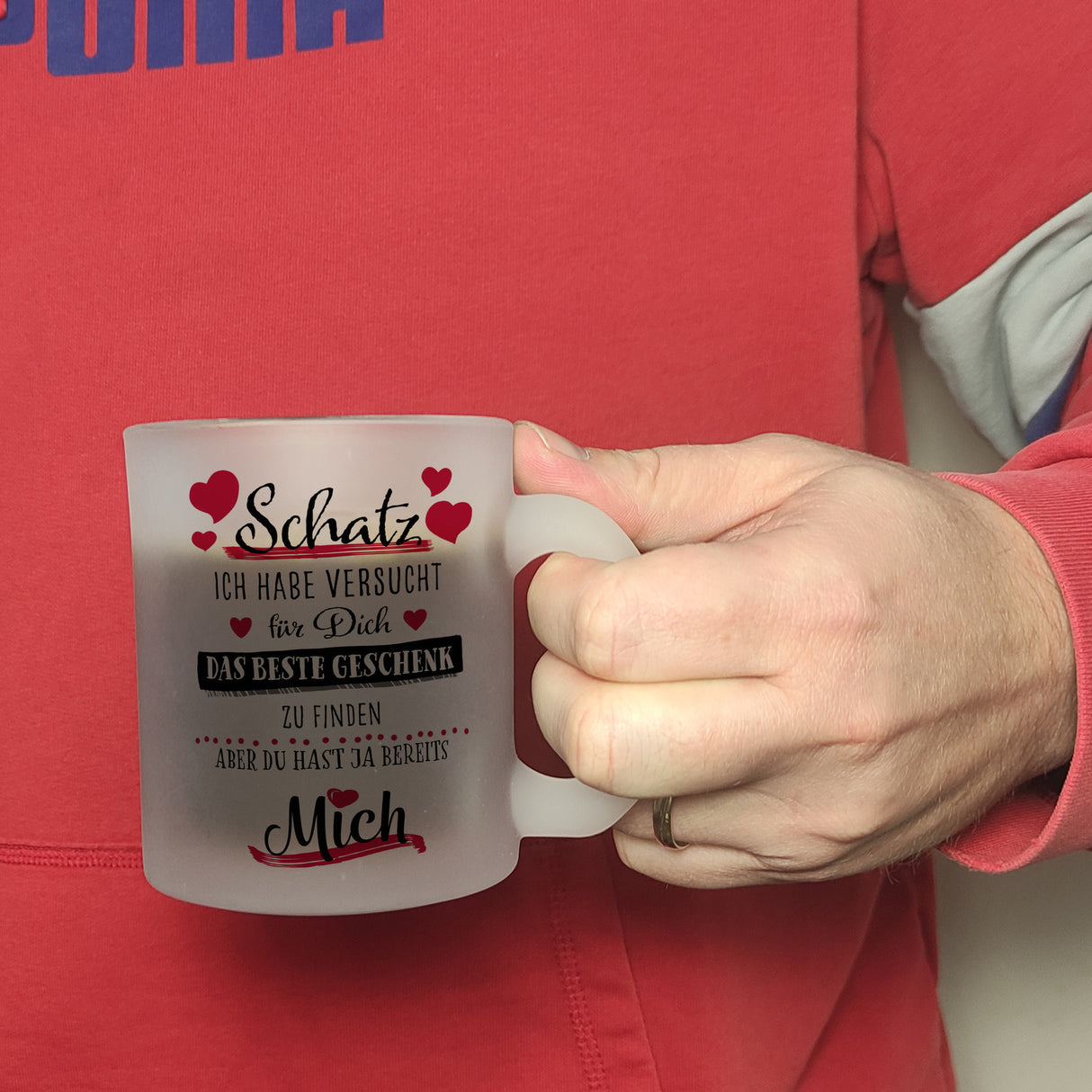 Bestes Geschenk für Schatz zum Valentinstag Kaffeebecher