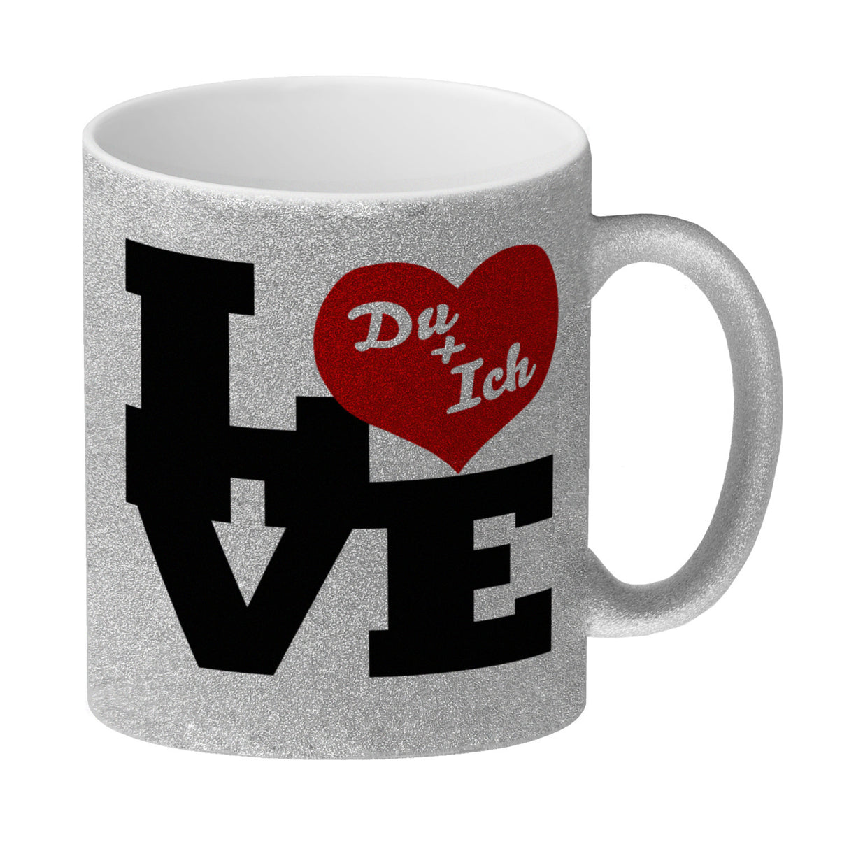 Du und ich Love Kaffeebecher zum Valentinstag