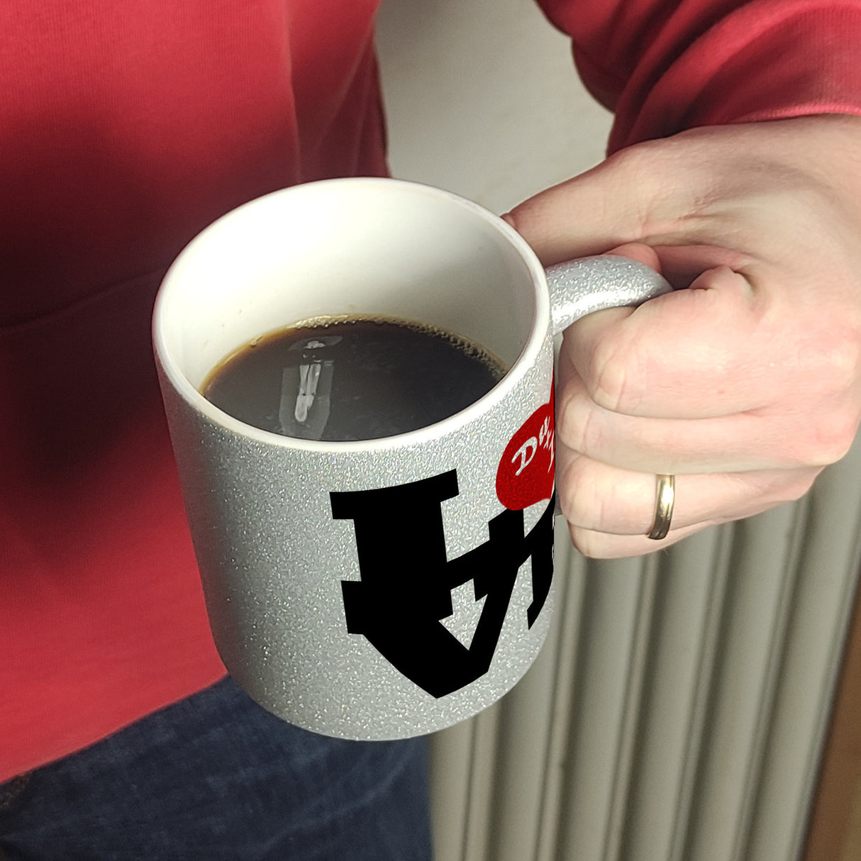 Du und ich Love Kaffeebecher zum Valentinstag