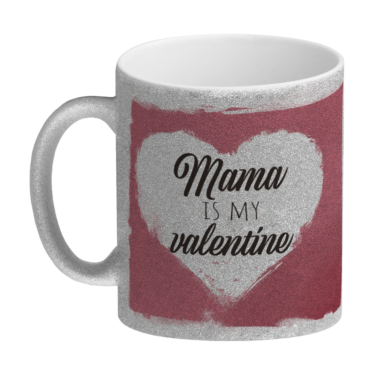 Mama is my valentine Kaffeebecher zum Valentinstag