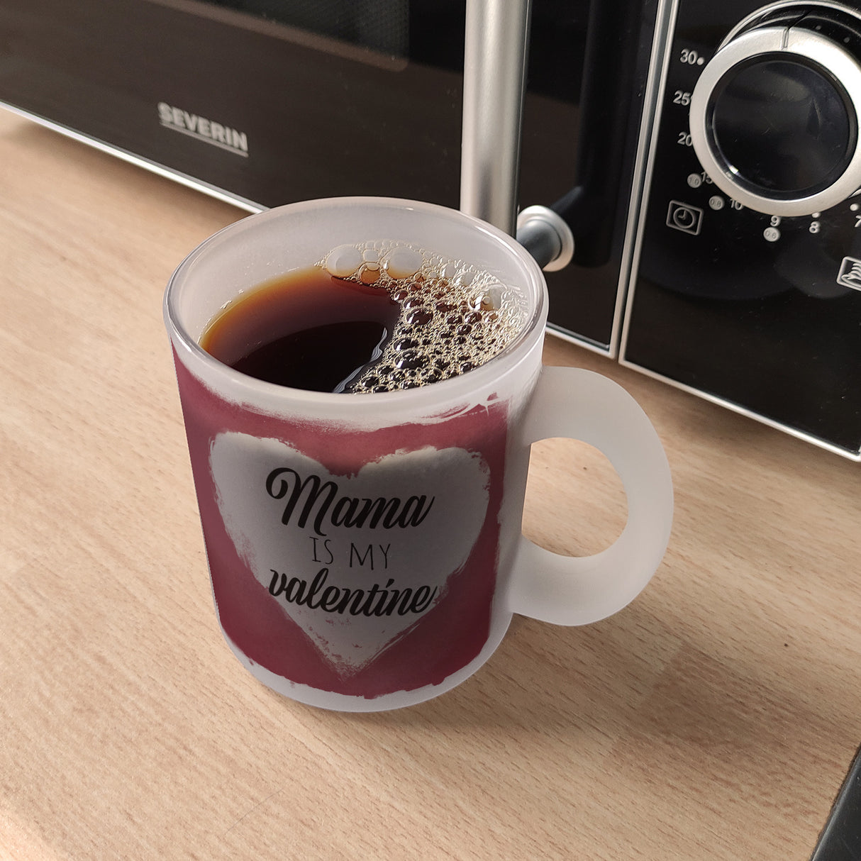 Mama is my valentine Kaffeebecher zum Valentinstag