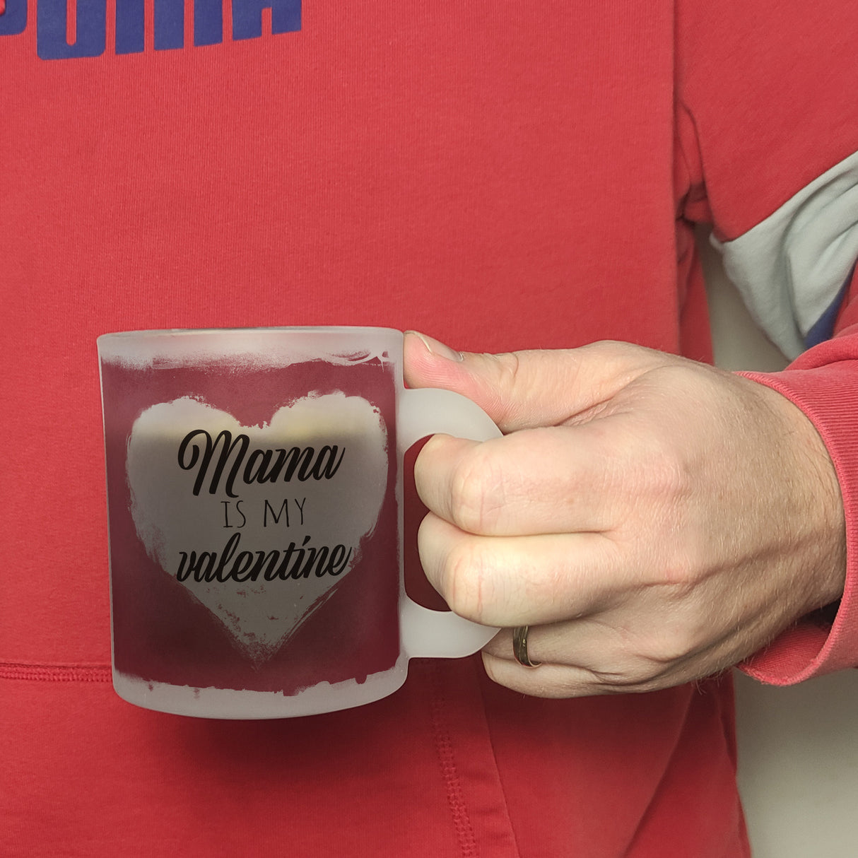 Mama is my valentine Kaffeebecher zum Valentinstag