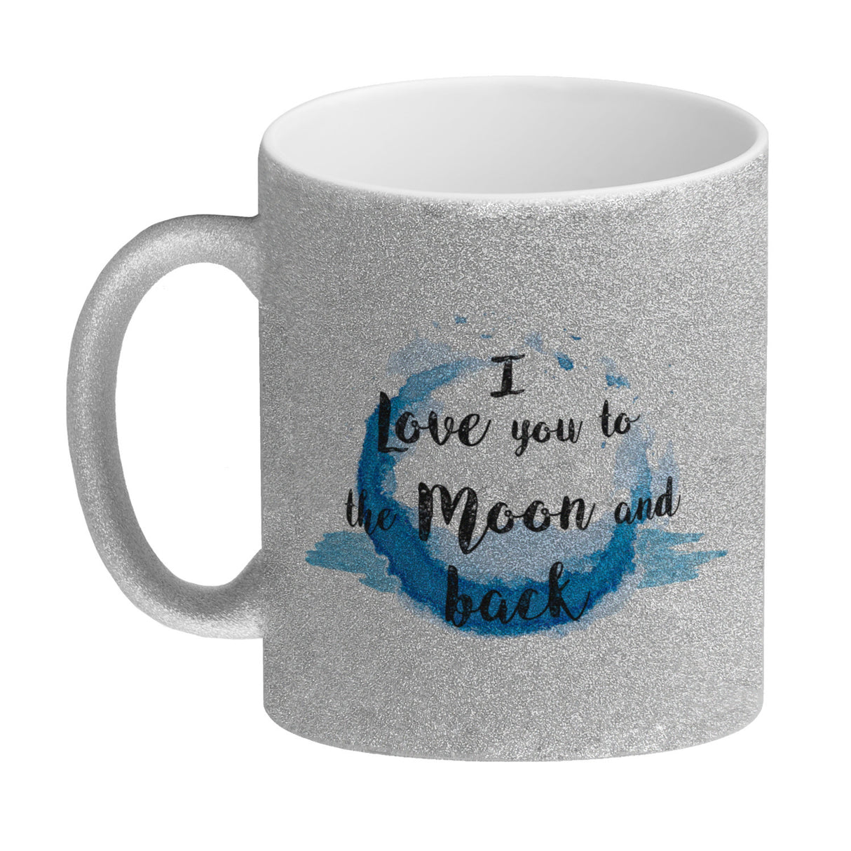 I love you to the Moon and back Valentinstag Kaffeebecher