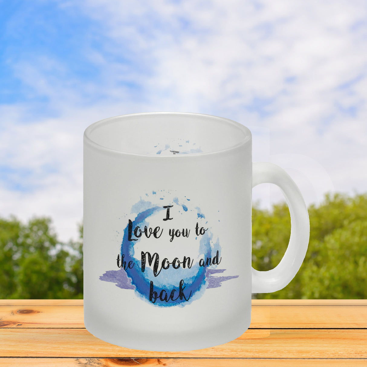 I love you to the Moon and back Valentinstag Kaffeebecher