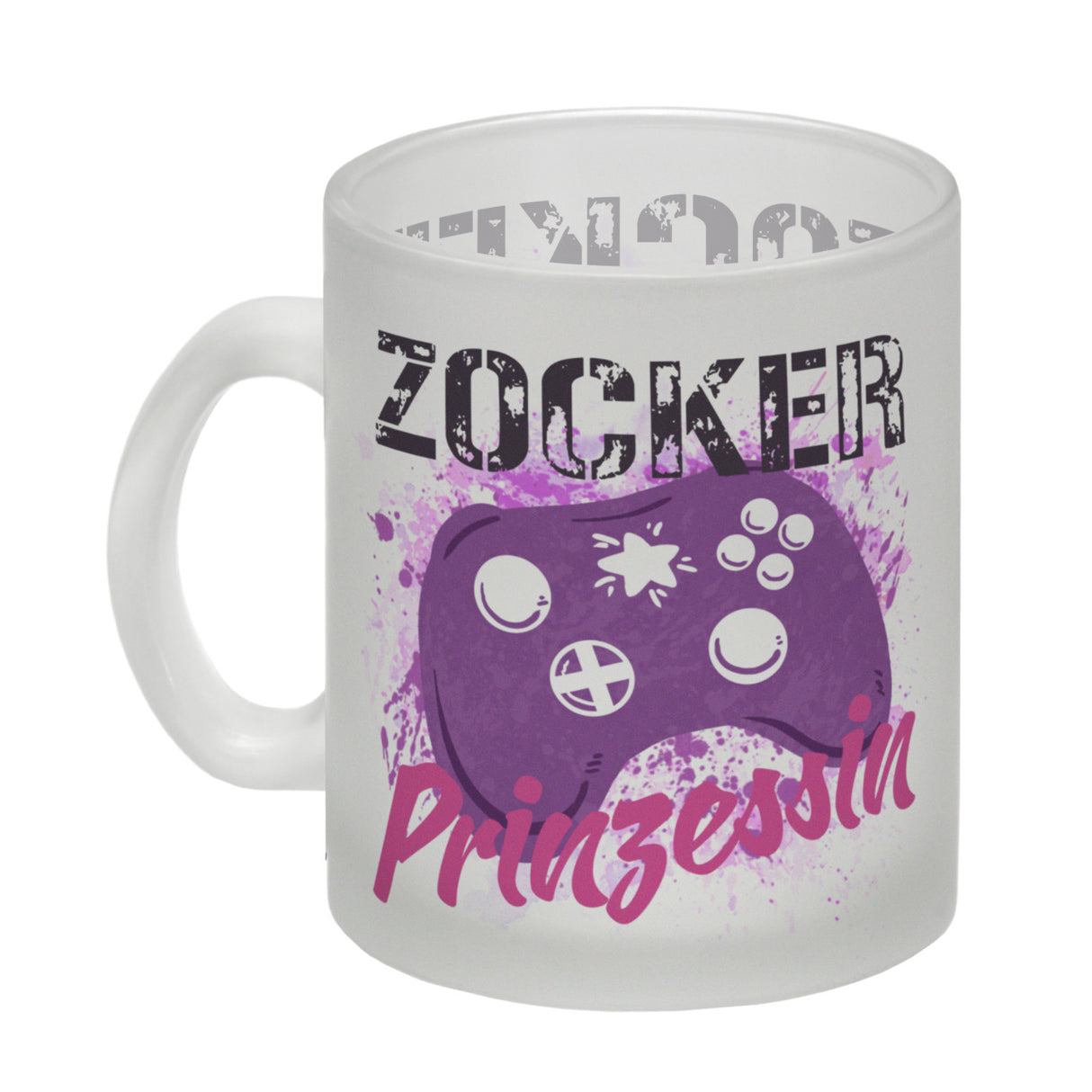 Zocker Prinzessin Kaffeebecher mit Controller Motiv