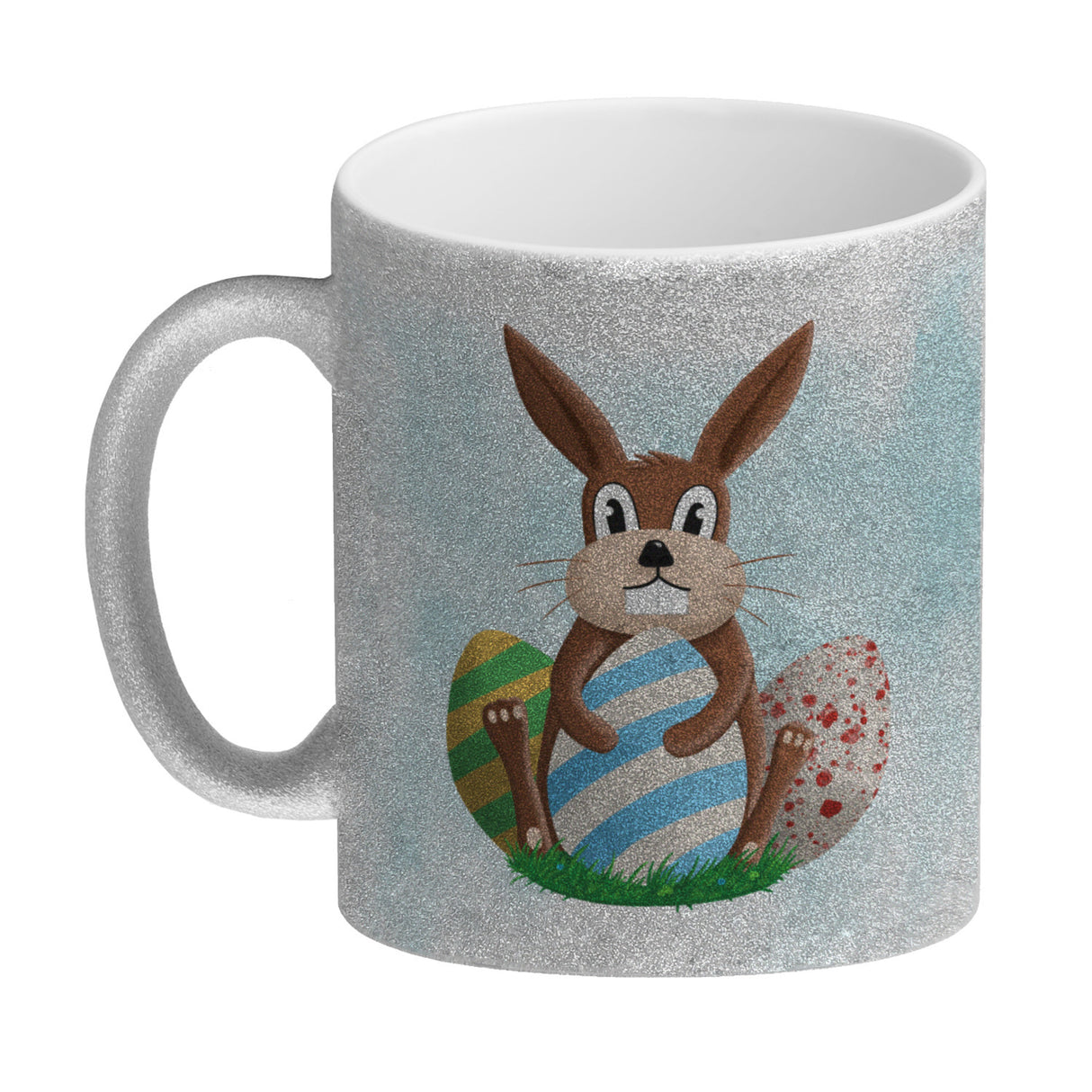 Osterhase und Ostereier Kaffeebecher