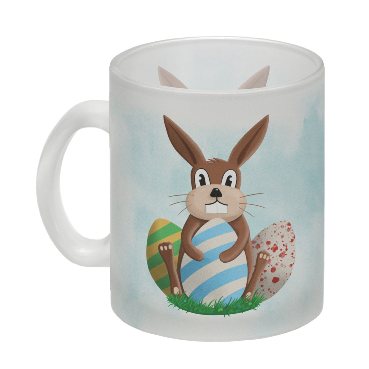 Osterhase und Ostereier Kaffeebecher