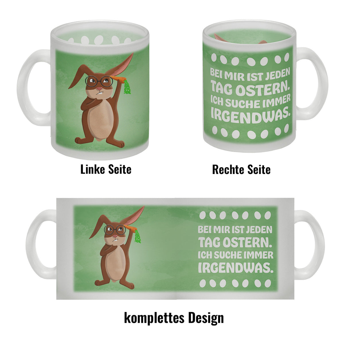 Bei mir ist jeden Tag Ostern - Ich suche immer irgendwas lustige Kaffeetasse
