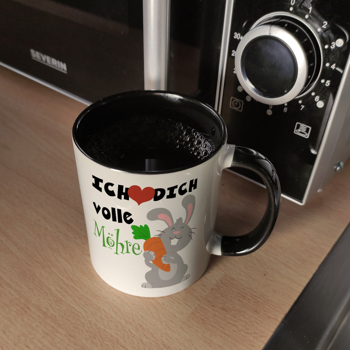 Ich liebe dich volle Möhre Kaffeebecher