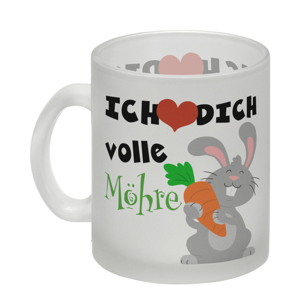 Ich liebe dich volle Möhre Kaffeebecher