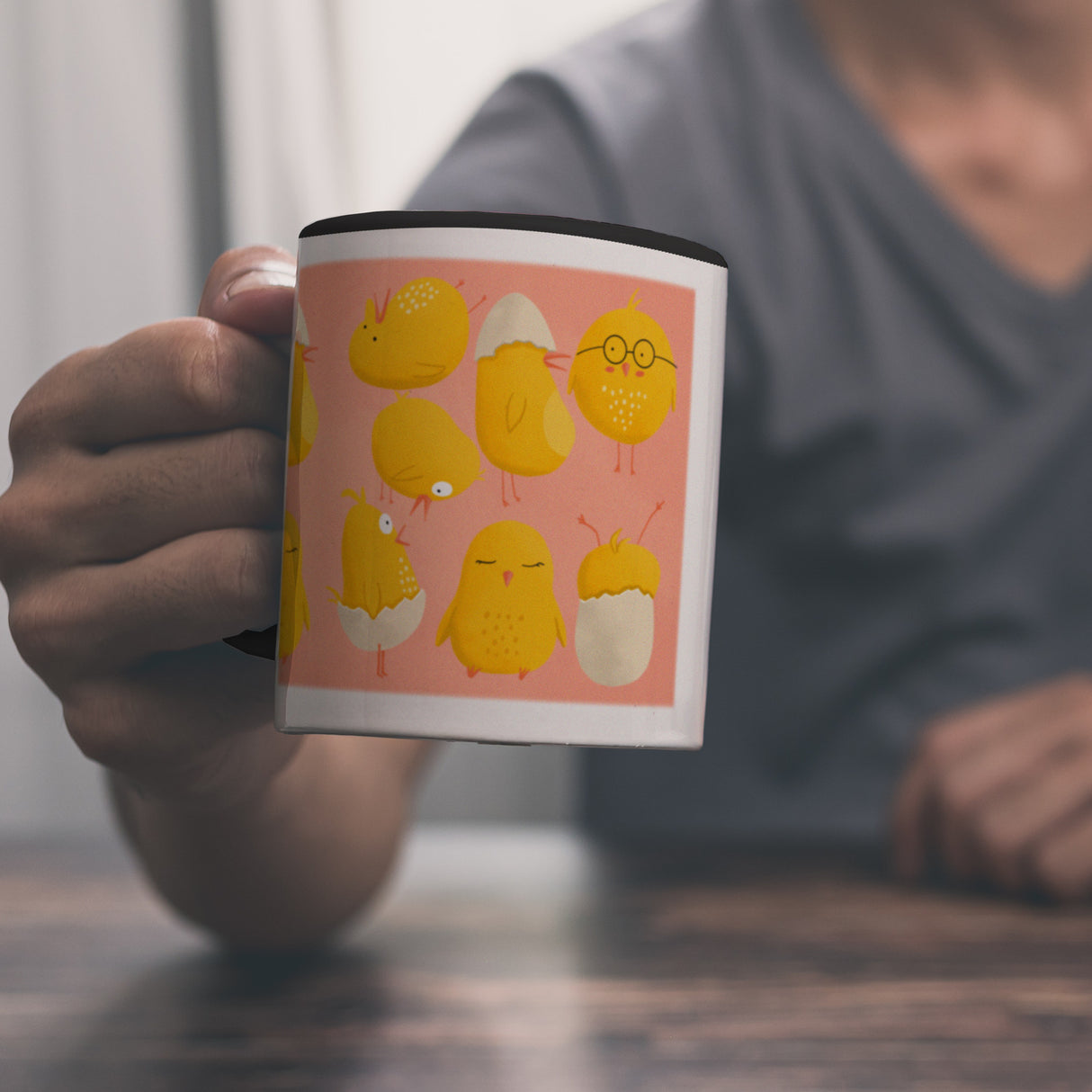 Küken Kaffeebecher für Ostern