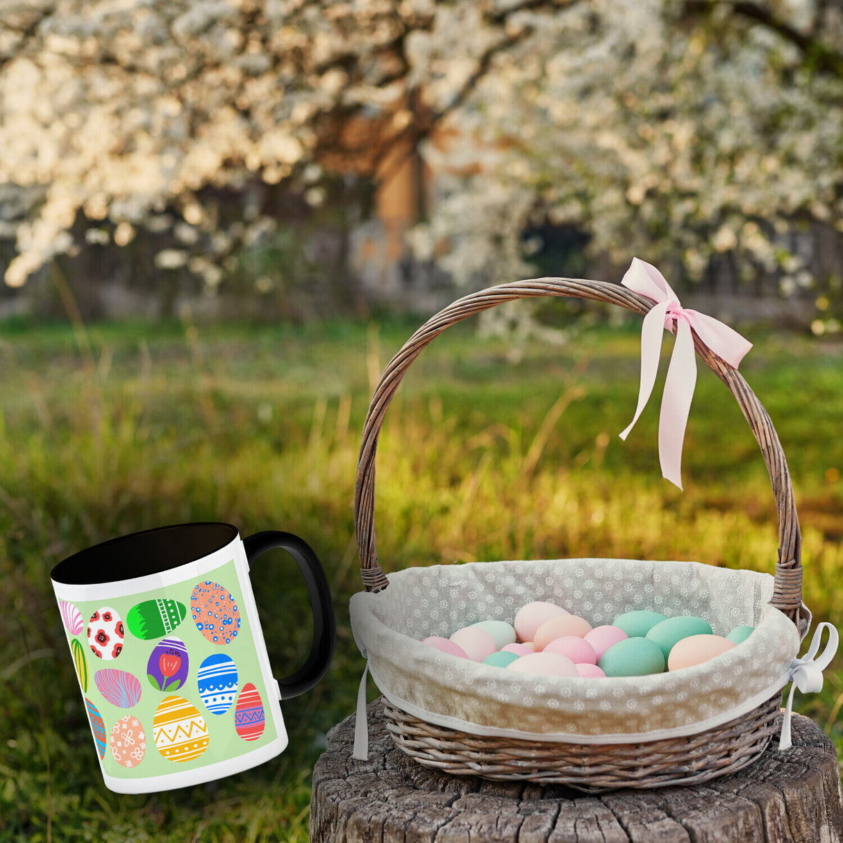 Eier Kaffeebecher für Ostern