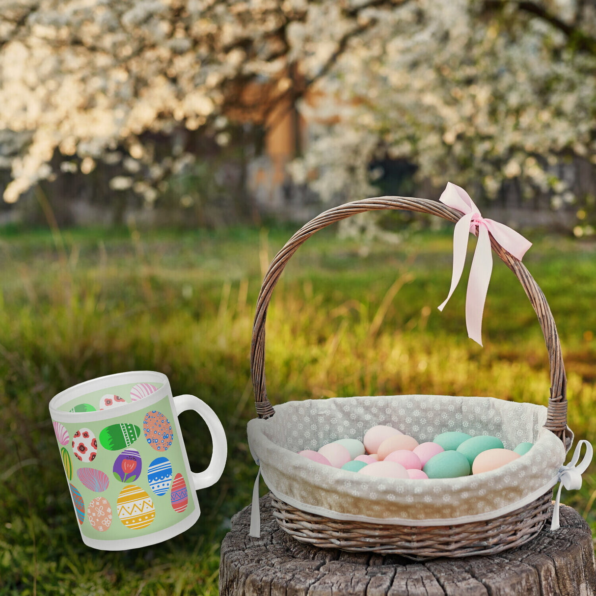 Eier Kaffeebecher für Ostern