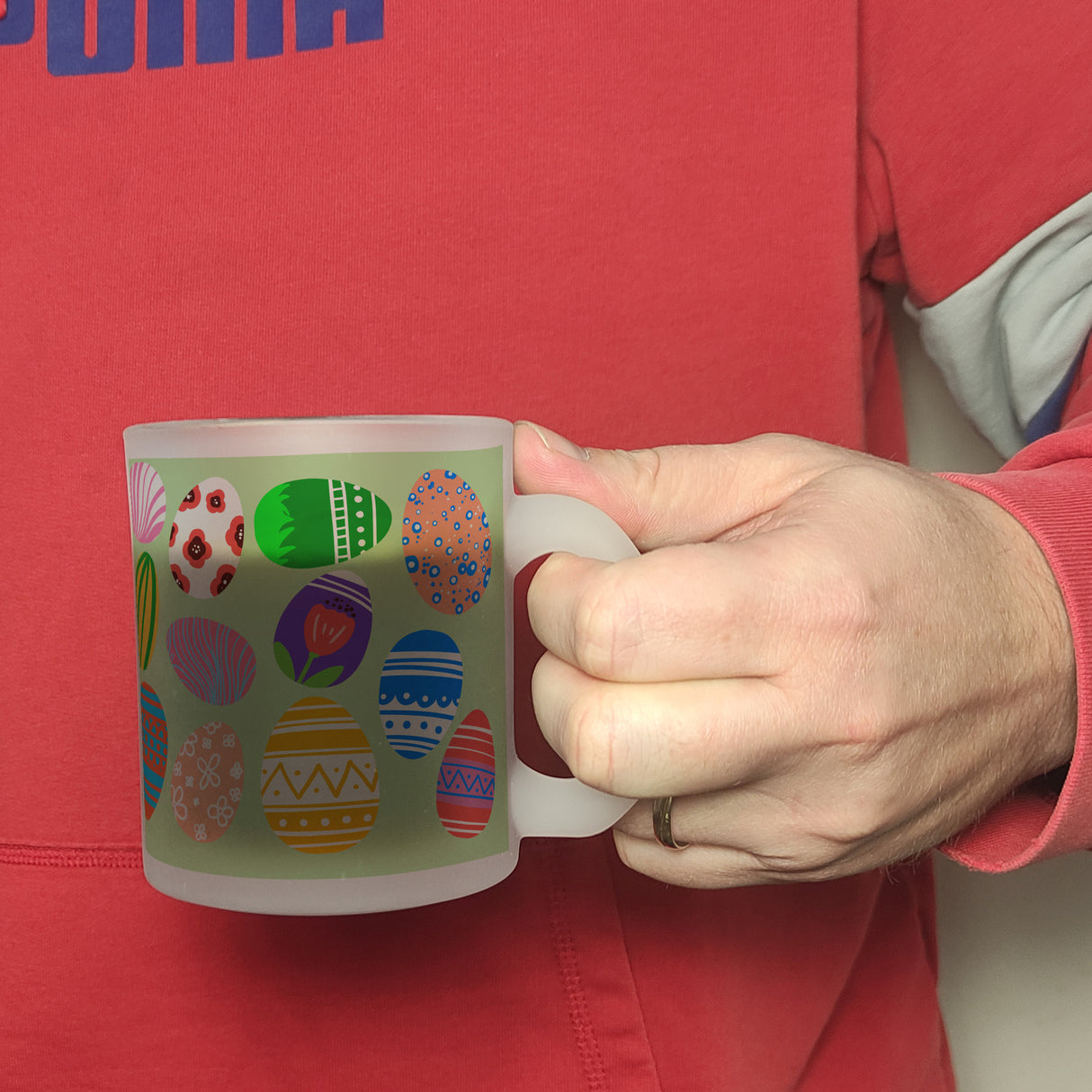 Eier Kaffeebecher für Ostern
