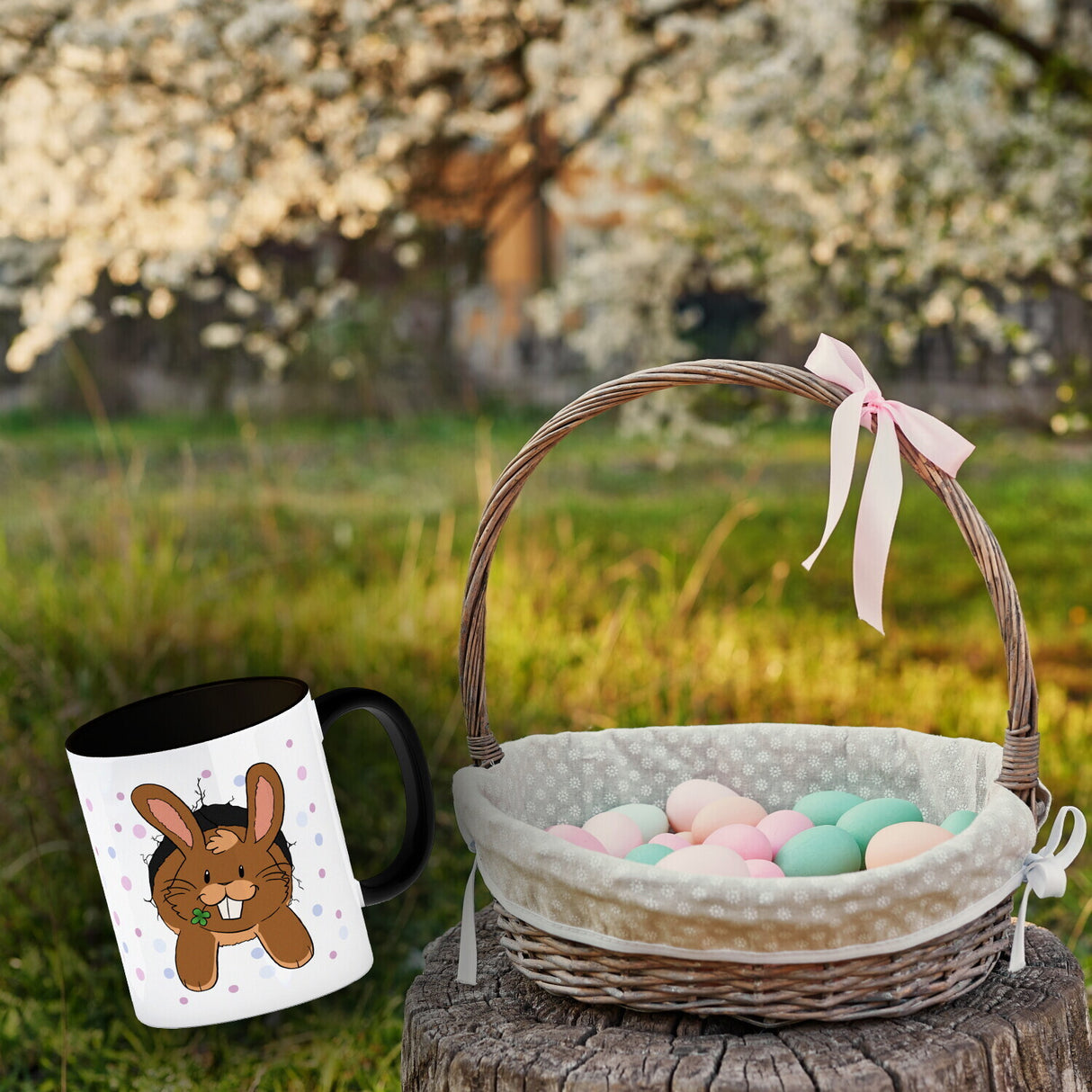 Hasenbau Kaninchen Kaffeebecher