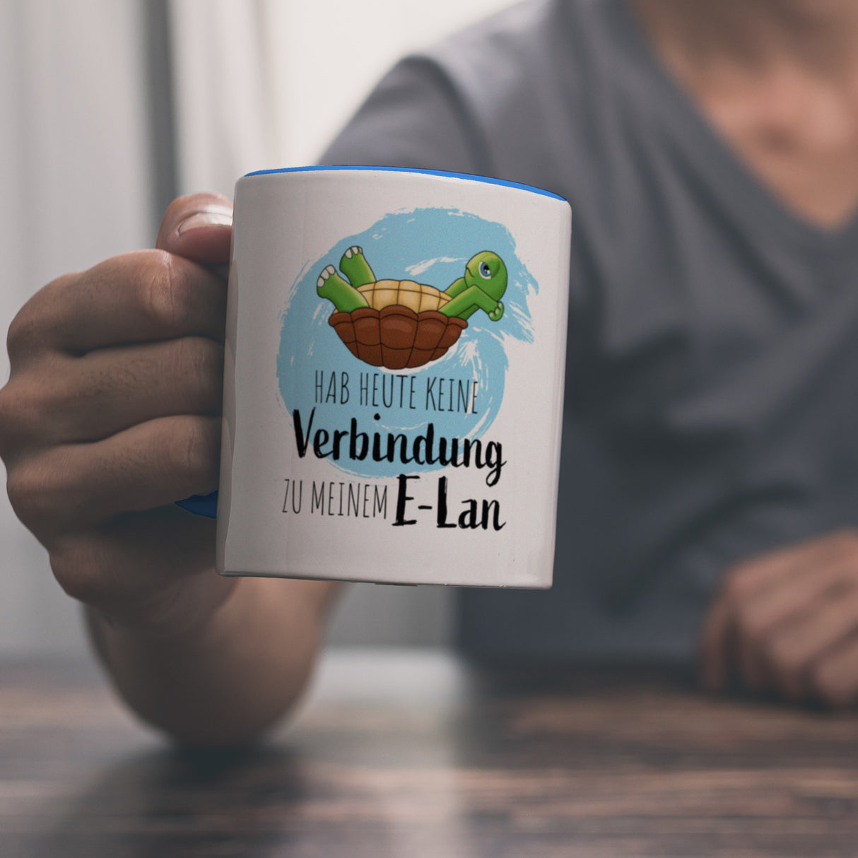 Hab heute keine Verbindung zu meinem E-Lan Schildkröte Kaffeebecher