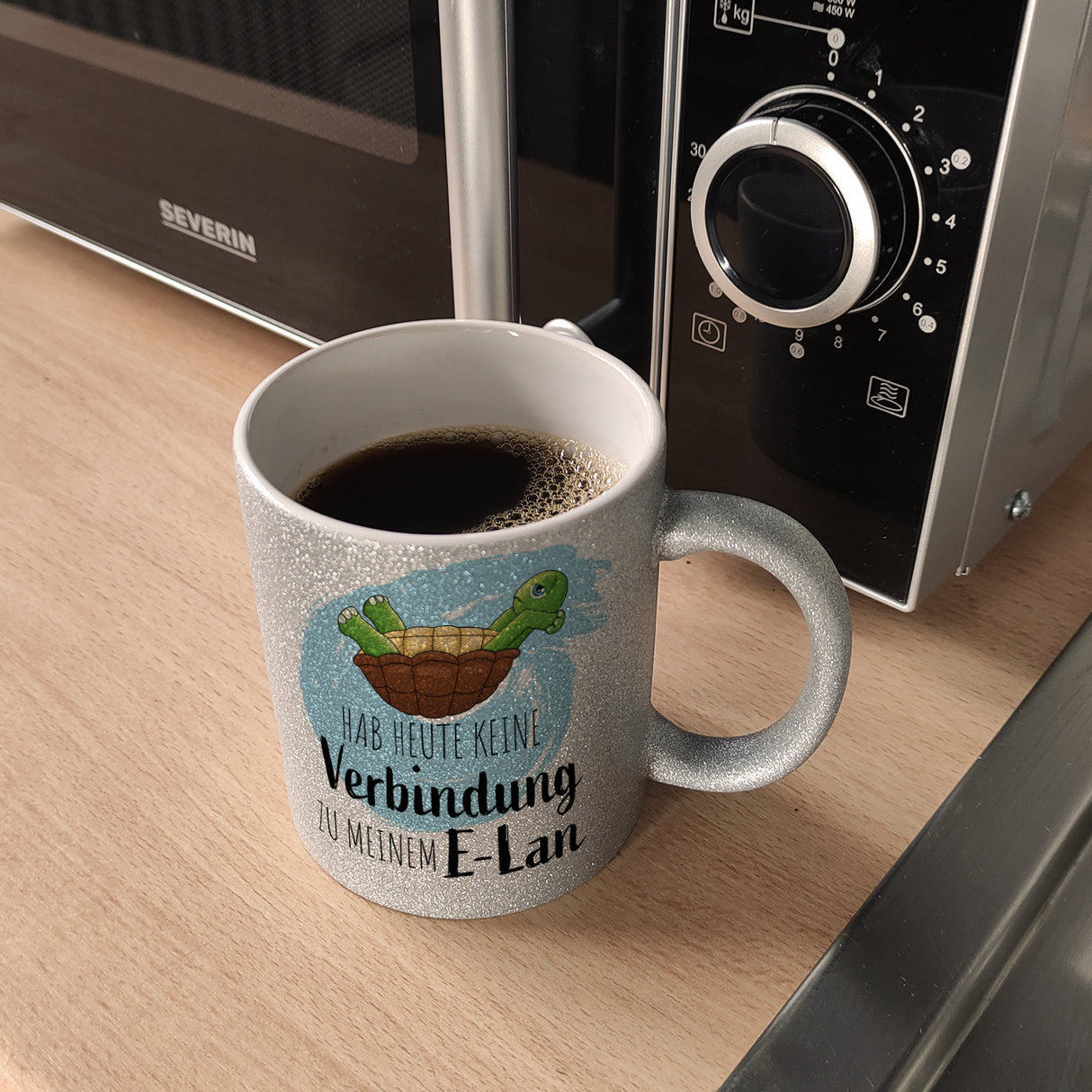 Hab heute keine Verbindung zu meinem E-Lan Schildkröte Kaffeebecher