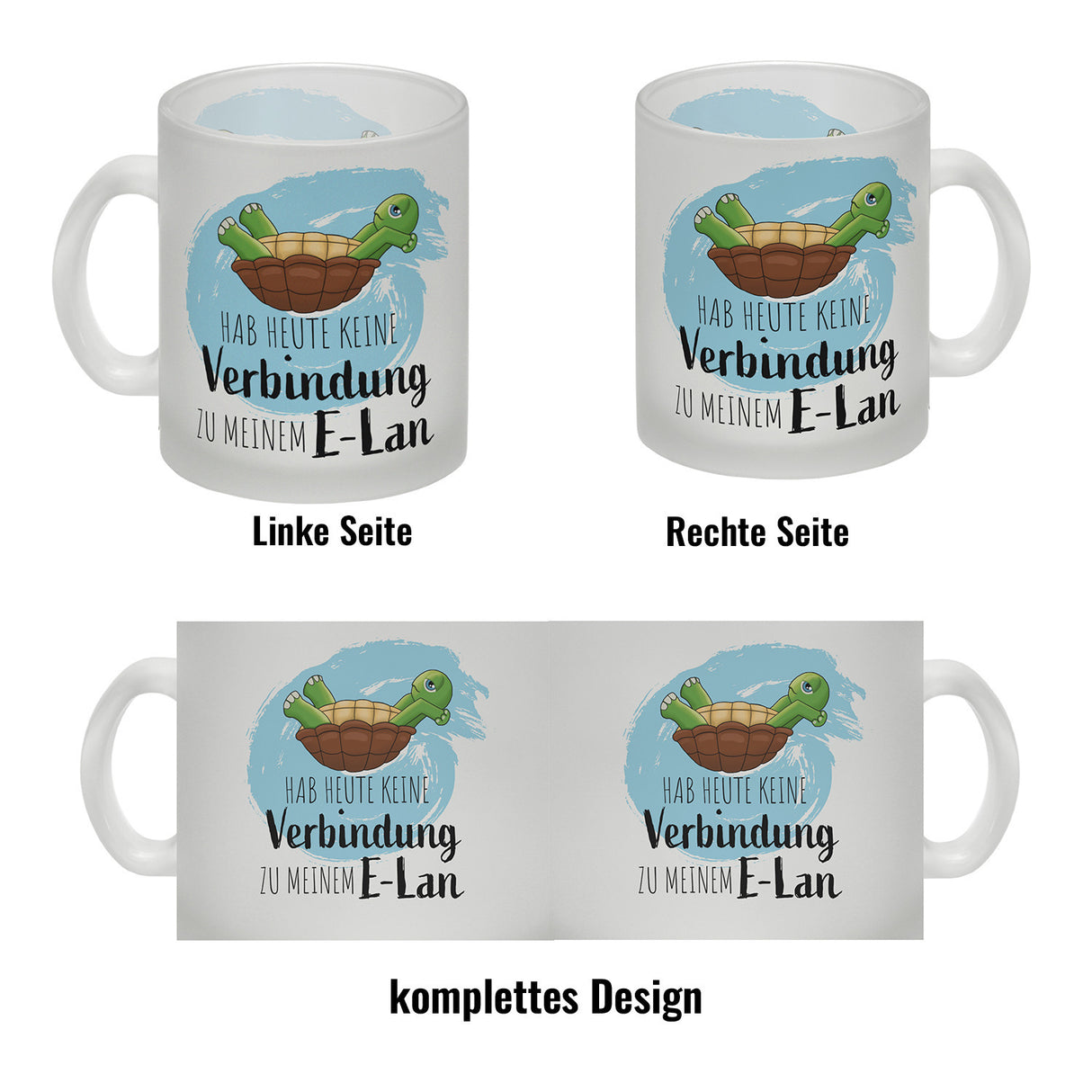 Hab heute keine Verbindung zu meinem E-Lan Schildkröte Kaffeebecher
