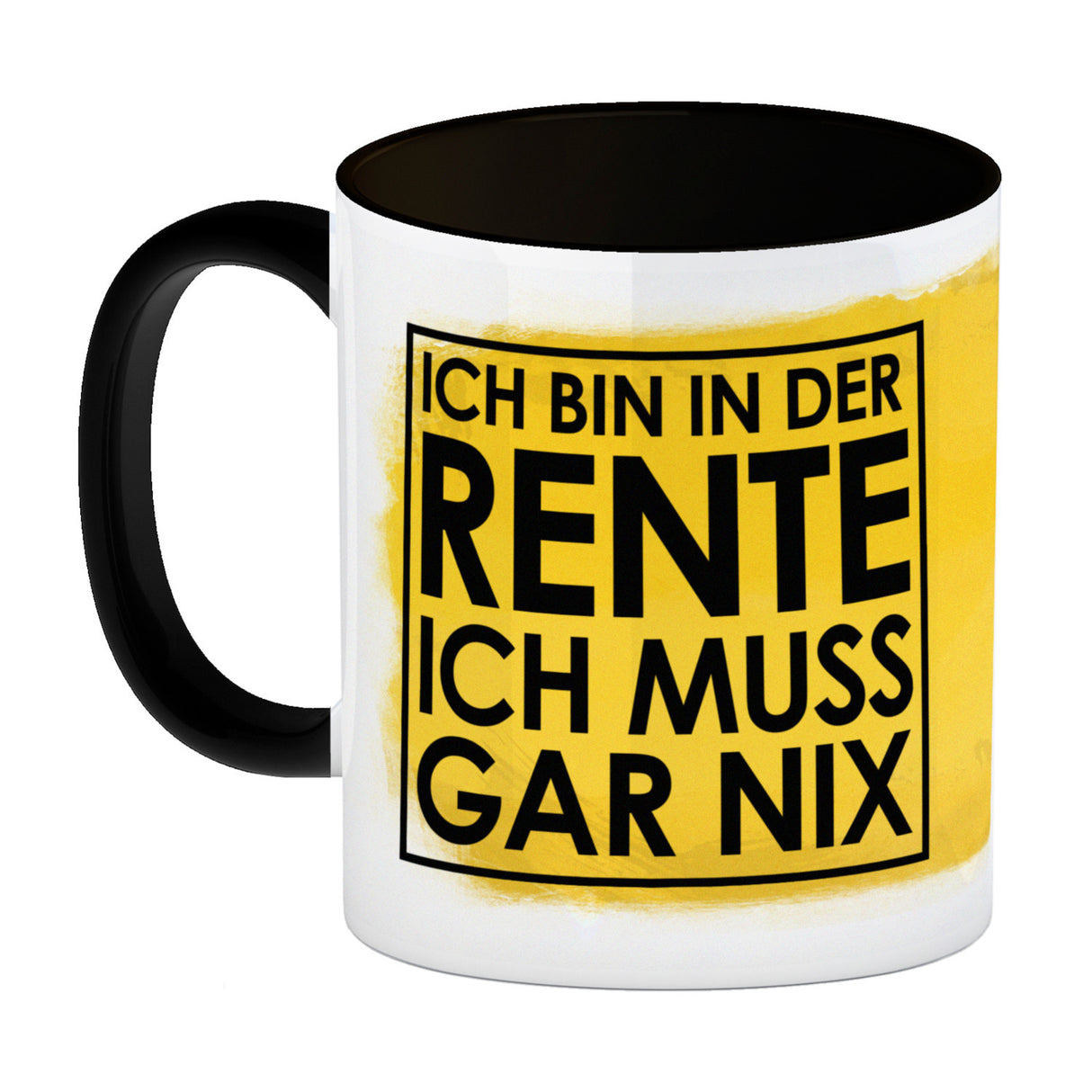 Ich bin in der Rente ich muss gar nix Kaffeebecher für den Ruhestand