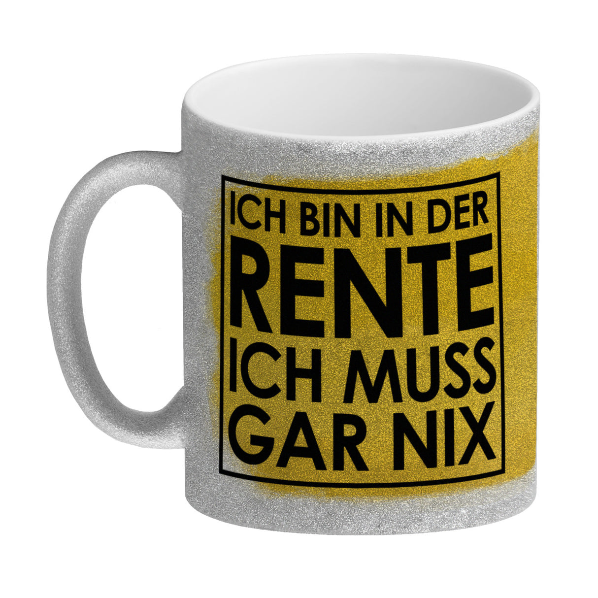 Ich bin in der Rente ich muss gar nix Kaffeebecher für den Ruhestand